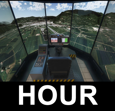 Helicopter simulator UHD 4K (1DAY-RENT)